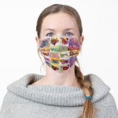Love Words Inspirational Art Custom Face Masks (Worn)