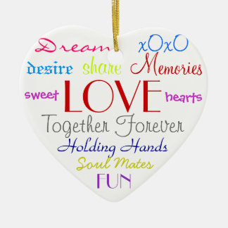 Love Words Ornament