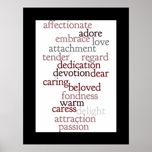 Love Words Poster