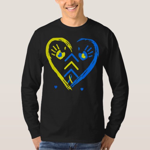 Love World Down Syndrome Awareness Day Love 3 Arro T_Shirt
