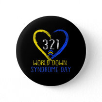 Love World Down Syndrome Awareness Day Love  Button