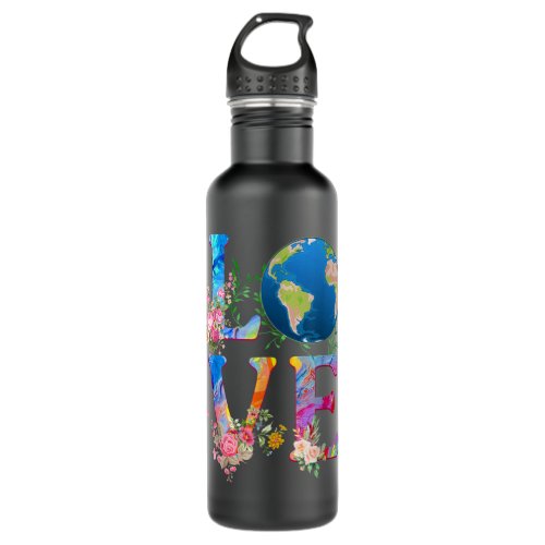 Love World Earth Day 2023 Environmental Stainless Steel Water Bottle
