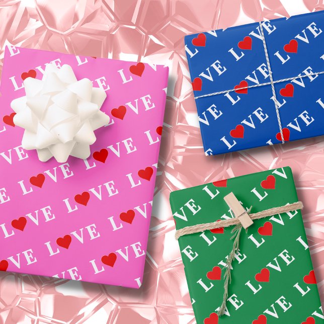 LOVE wrapped in LOVE wrapped with LOVE All Purpose Wrapping Paper Sheets (Creator Uploaded)