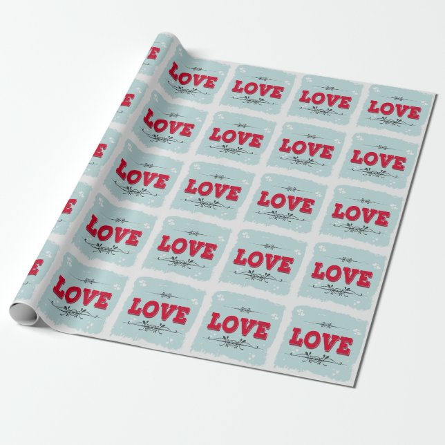 Love Wrapping Paper (Unrolled)