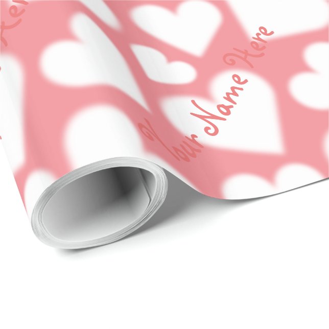 Love Wrapping Paper Valentine's Custom Gift Paper (Roll Corner)
