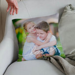 LOVE Writing Custom Photo Throw Pillow<br><div class="desc">Background color can be customized online (to any color!). Designed by Berry Berry Sweet {www.berryberrysweet.com}</div>