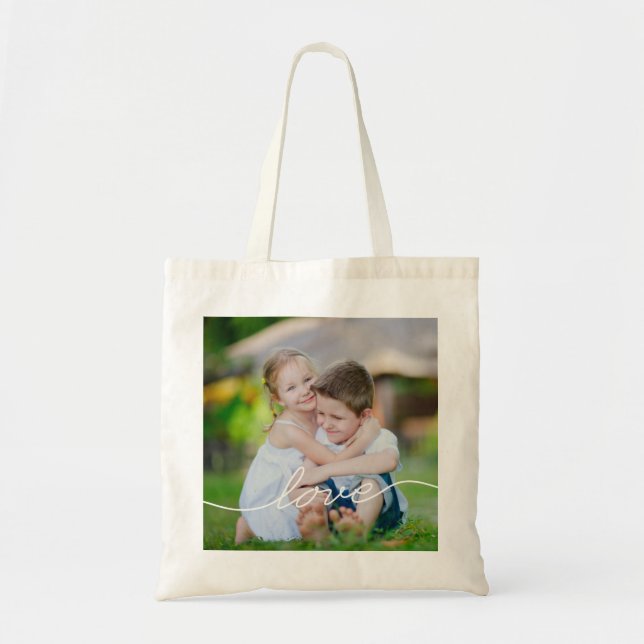 Love Writing Personalized Tote Bag (Front)
