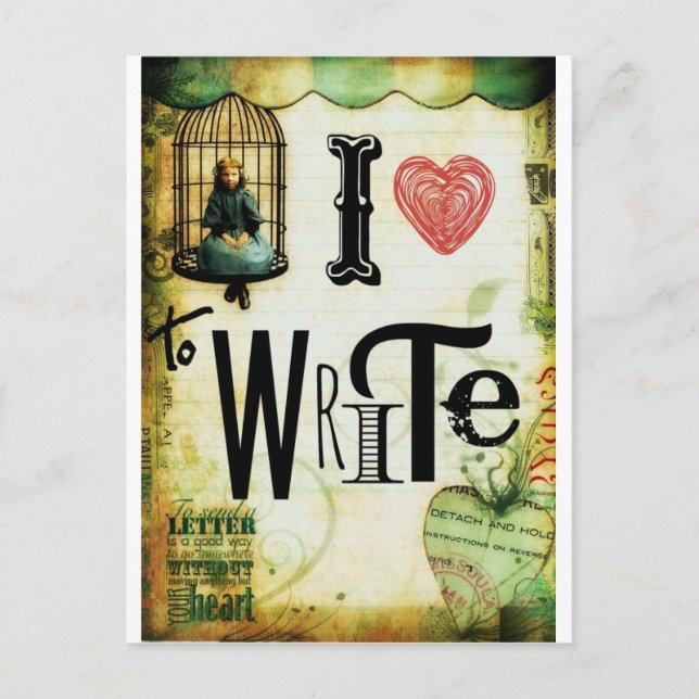 Love Writing Postcard (Front)