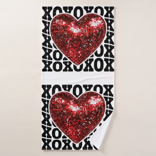 LOVE XOXO BATH TOWEL (Bath Towel)
