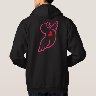 Love Yeshua Love People Duck Hoodie - Pink