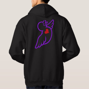 Love Yeshua Love People Duck Hoodie - Purple
