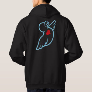 Love Yeshua Love People Duck Hoodie - Sky Blue