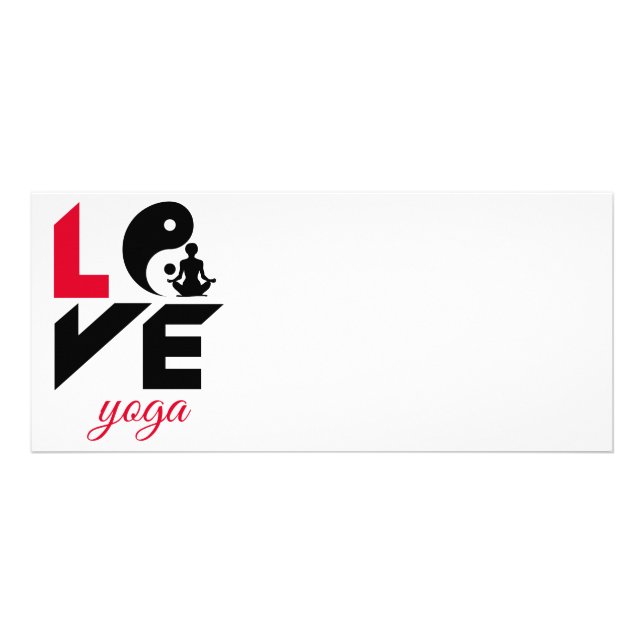 Love yoga rack card (Front)
