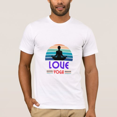 Love Yoga Tshirt With Yogis For Men And Women