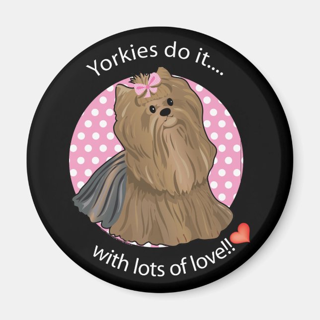 Love Yorkie Magnet (Front)