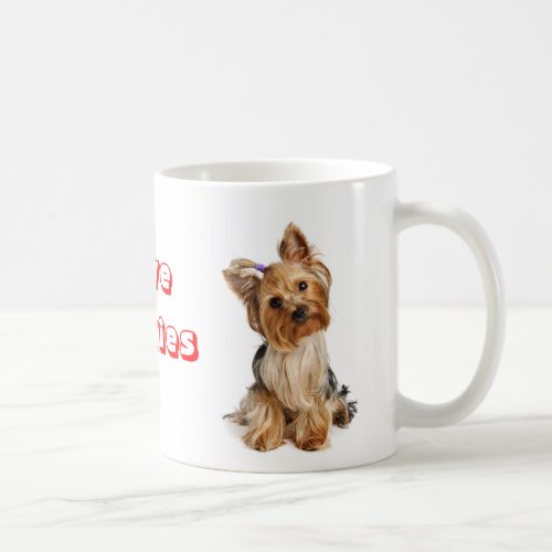 Love Yorkie Yorkshire Terrier Puppy Dog Coffee Mug