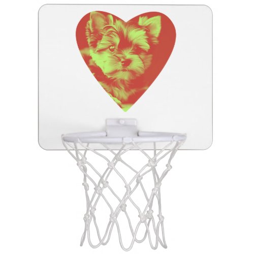 Love Yorkshire Puppy 3 Mini Basketball Hoop
