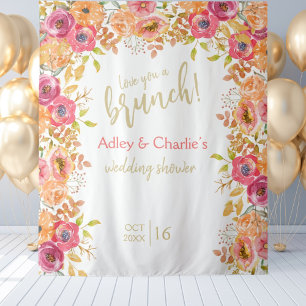 Love You a Brunch Fall Wedding or Shower Backdrop