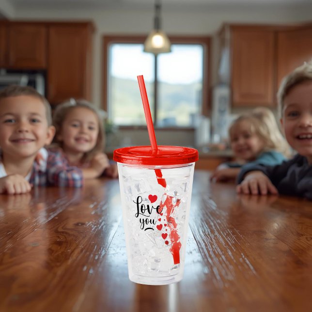 Love You Acrylic Tumbler (Creator Uploaded)