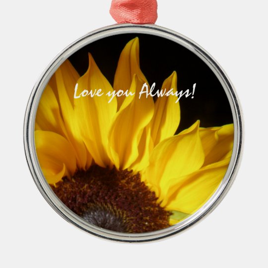 Love You Always! Floral Ornament