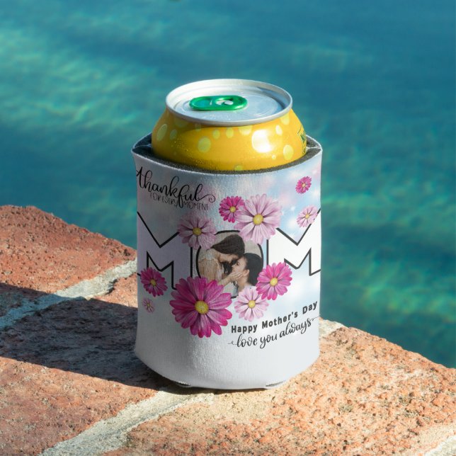  Love You Always Mom Custom Mothers Day Photo Can Cooler (In Situ Pool)