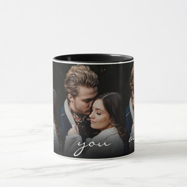 Love You Always Romantic Photo Love Make it Unique Mug (Center)
