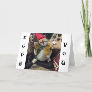 "LOVE YOU" AT CHRISTMAS AND EVERY DAY HOLIDAY CARD