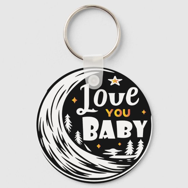 Love you baby keychain (Front)
