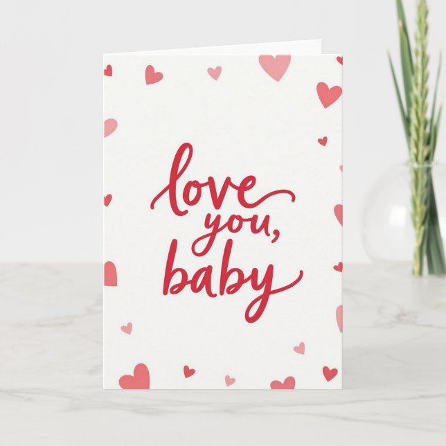 Love You Baby Special Card (Front)