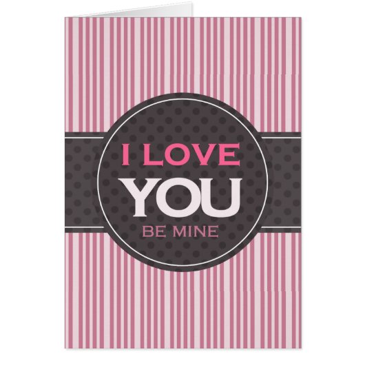 Love you... Be mine (Front)