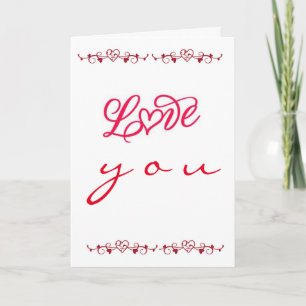 LOVE YOU *****BEAUTIFUL**** LOVE CARD