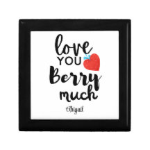 Love You Berry Much – Cute Valentine Personalize