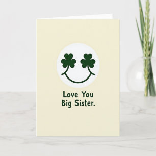 Love You Big Sister Simple Card