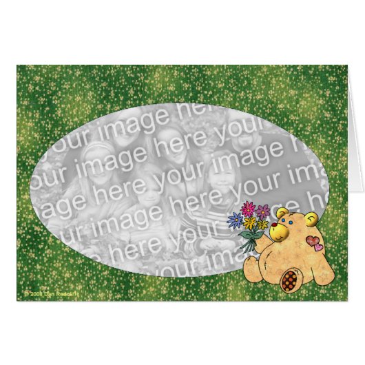 Love You Bunches Bear Template (Front Horizontal)