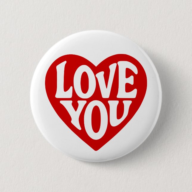 Love You Button (Front)