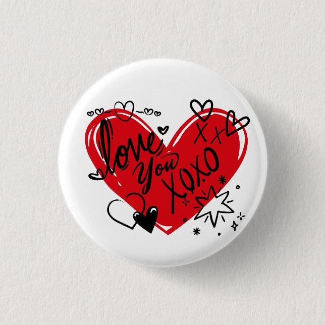 Love you button (Front)