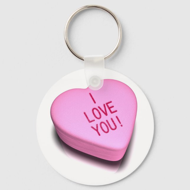 Love You Candy Keychain (Front)