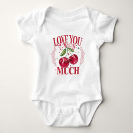 Love You Cherry Much Baby Bodysuit