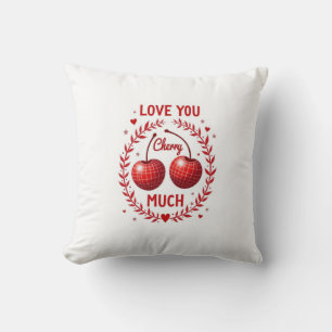 Love You Cherry Much Pillow