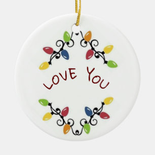 ***LOVE YOU*** CHRISTMAS ORNAMENT