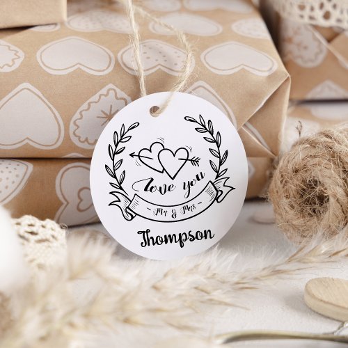 Love You Custom Wood Art Stamp