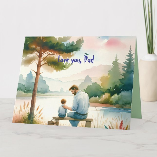 Love you, Dad Card (Front)