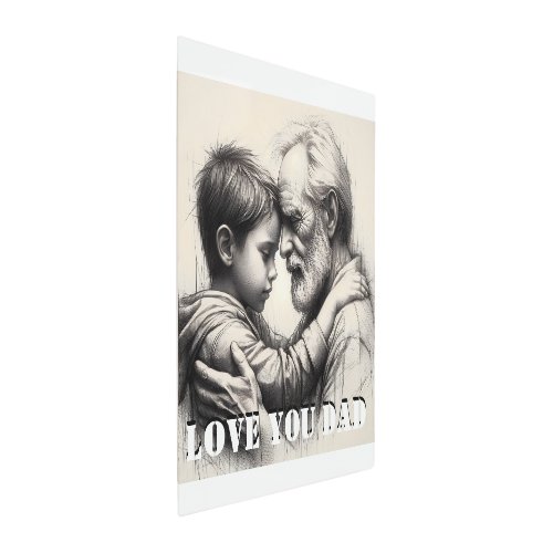 LOVE YOU DAD Digital Download Wall Art