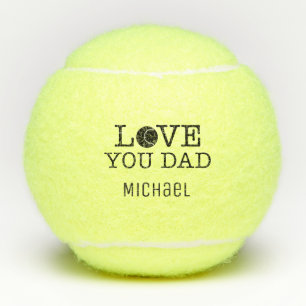 Love you Dad Father's Day Custom Tennis Balls