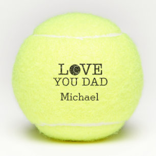 Love you Dad Father's Day Custom Tennis Balls