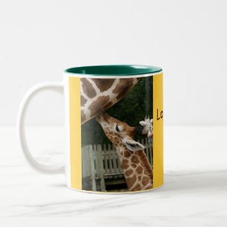 Love You Dad Giraffe Mug mug