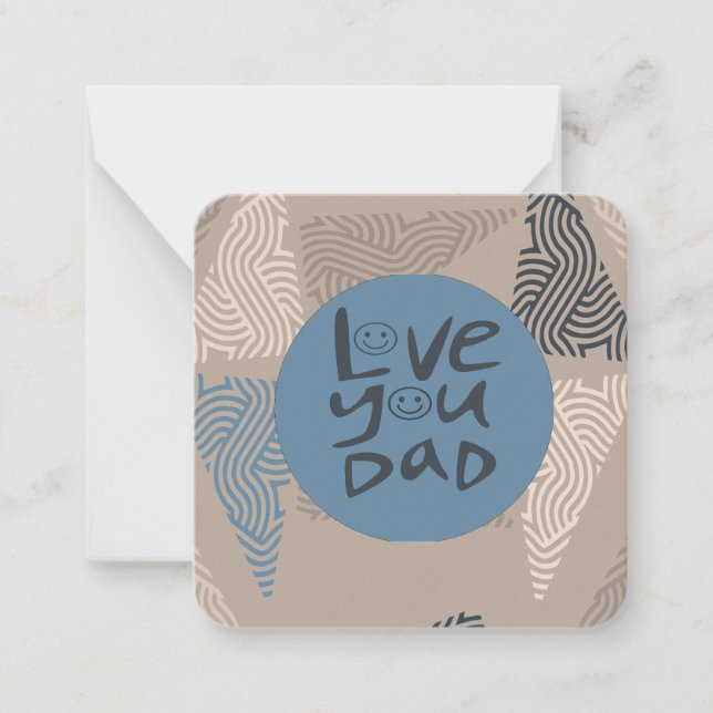 Love you Dad Note Card (Front)