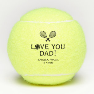 Love You Dad Tennis Balls