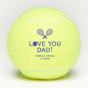 Love You Dad Tennis Balls
