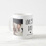 Love You Dad | Two Photo Handwritten Text Coffee Mug